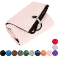 Microfiber Waffle Pattern Carabiner Clip Tri-fold Golf Towel